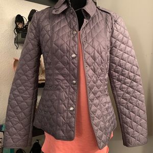 Burberry Storm Grey Quilted Jacket